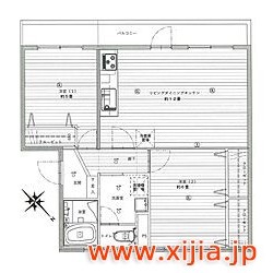 六浦台団地2号棟 2階/201