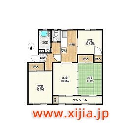 市沢団地7号棟 1階